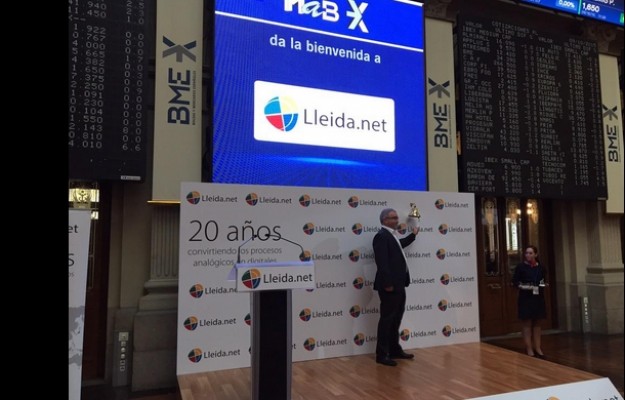 La operadora Lleida.net debuta en el Mercado Alternativo Bursátil (MAB) con tablas