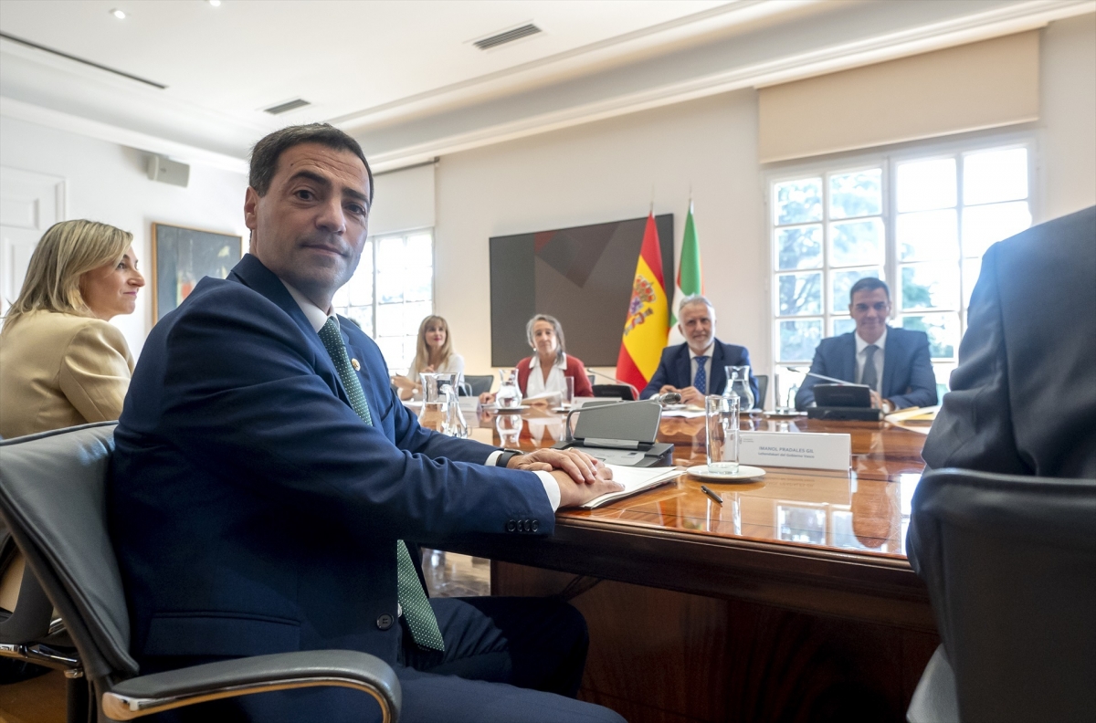 Reunión de la Comisión Bilateral de Cooperación Administración del Estado-País Vasco, en julio de 2025.