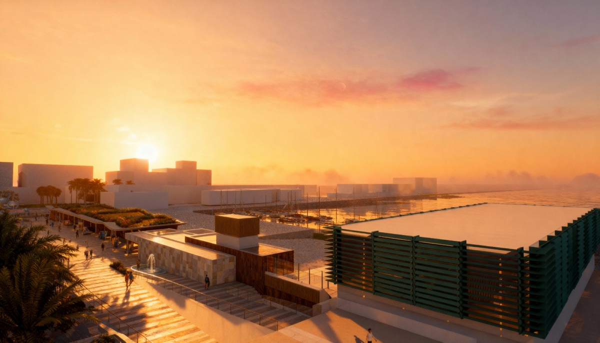 Muralla, sombra y agua: así será el nuevo paseo marítimo de Cartagena