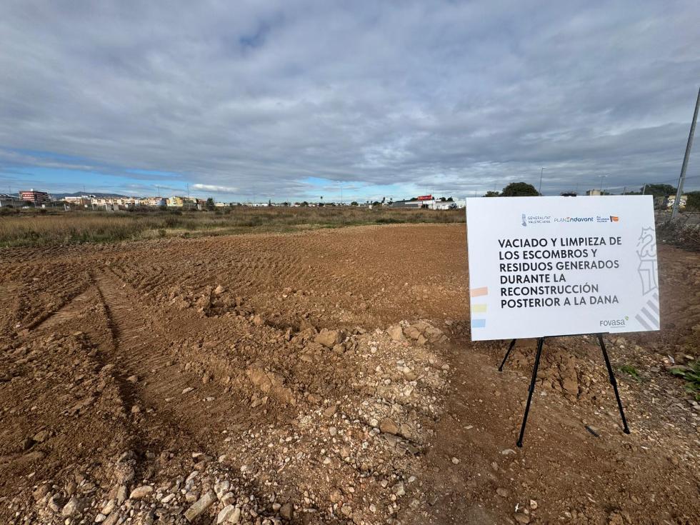 Clausurado el último punto de residuos de la dana y escombros de la reconstrucción en L'Alcúdia
