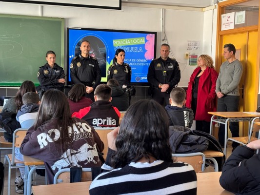 Seguridad Ciudadana impulsa una campaña para prevenir la violencia de género digital entre adolescentes en Orihuela