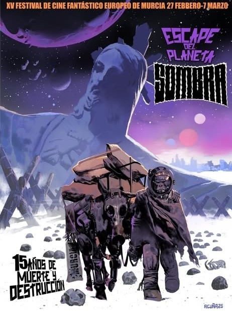 Cartel de Daniel Acuña del XV Festival Sombra de Murcia