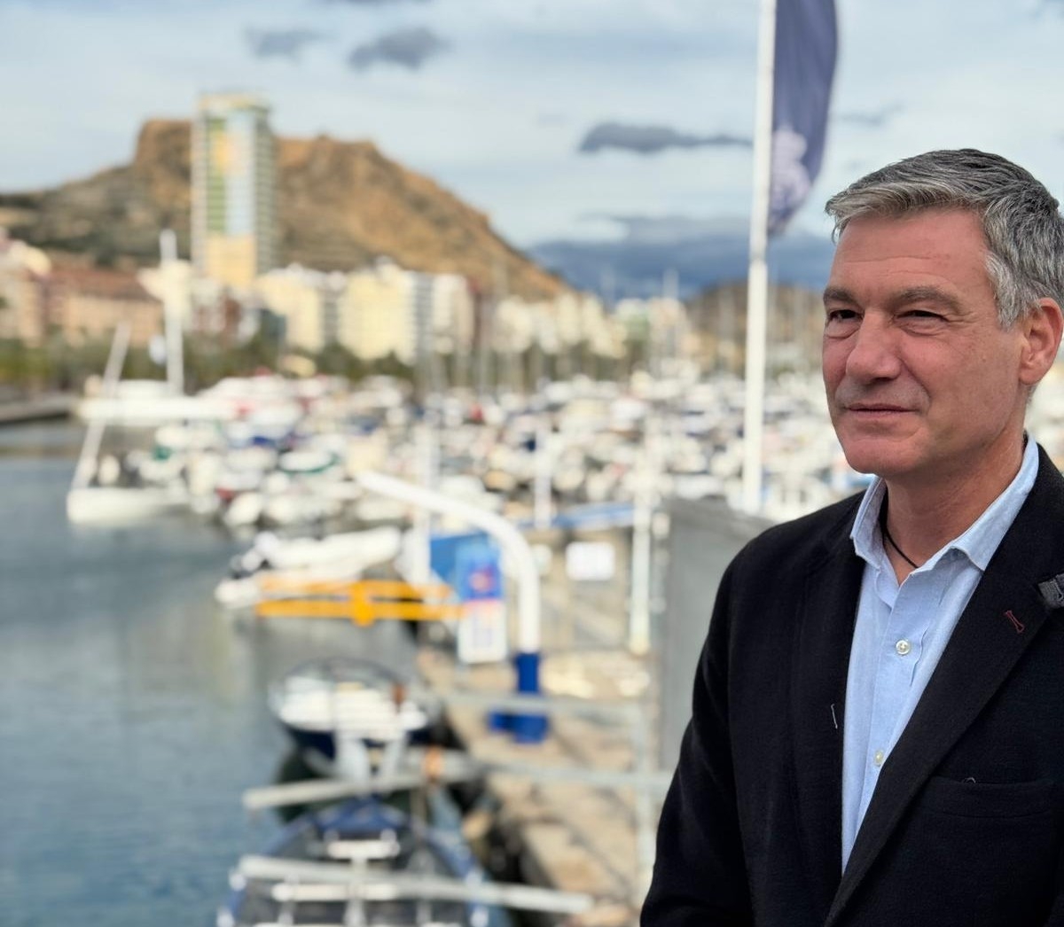 El candidato a presidir el RCRA, Javier López.