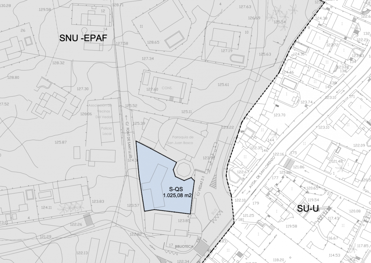 Equipamiento en la calle Font de San Luis, en Torrent, para ampliar el consultorio de Monte Vedat.