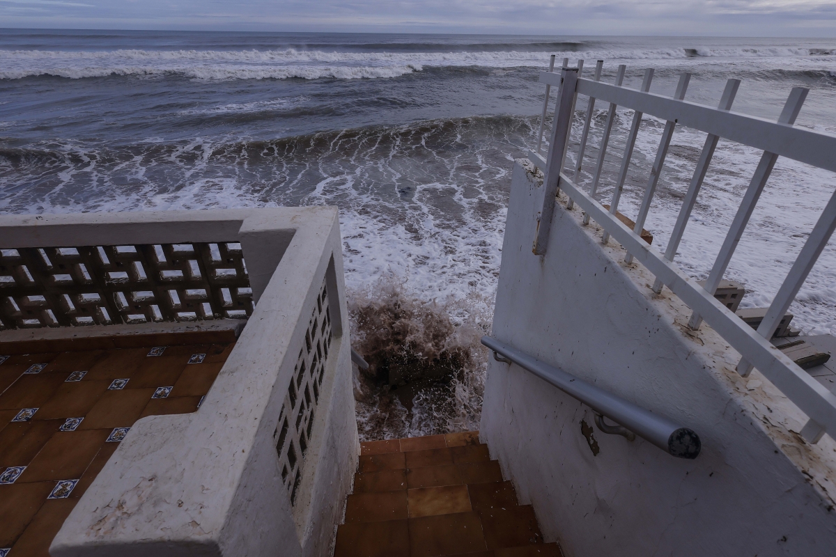 Tavernes de la Valldigna tras el paso de la borrasca Harry.