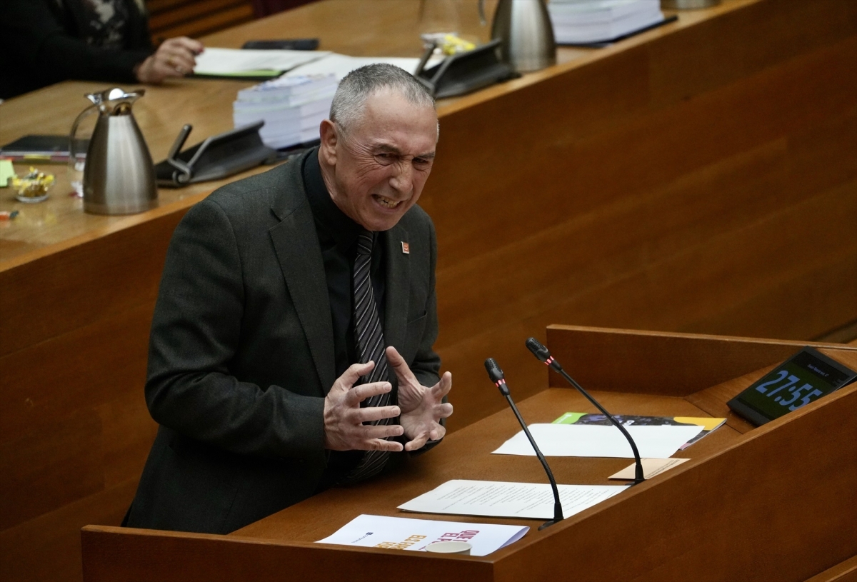 El síndic de Compromís, Joan Baldoví, en una imagen de archivo.