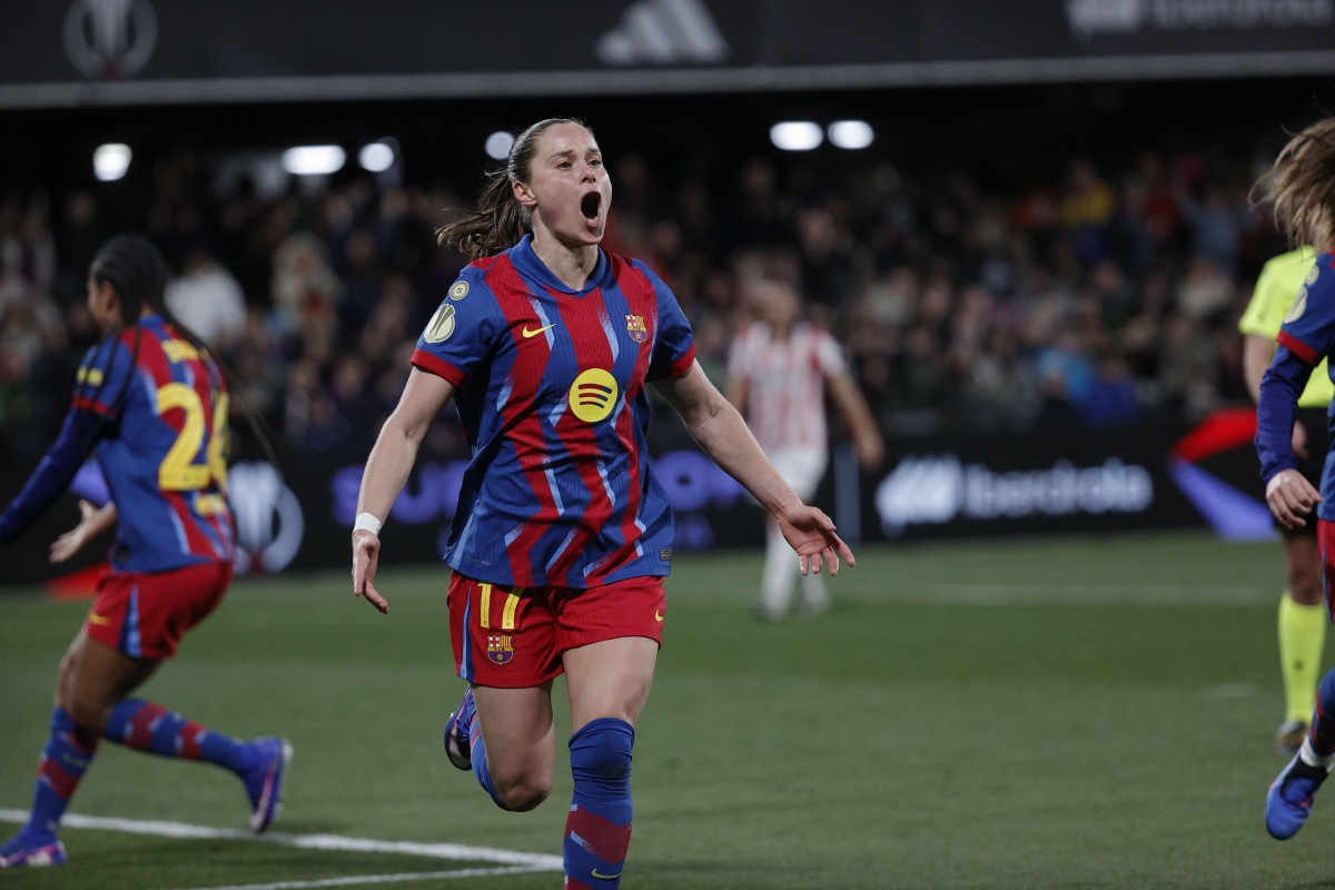 El FC Barcelona, con una jugadora menos, se impone al Athletic Club en Castalia y logra el billete para la final de la Supercopa