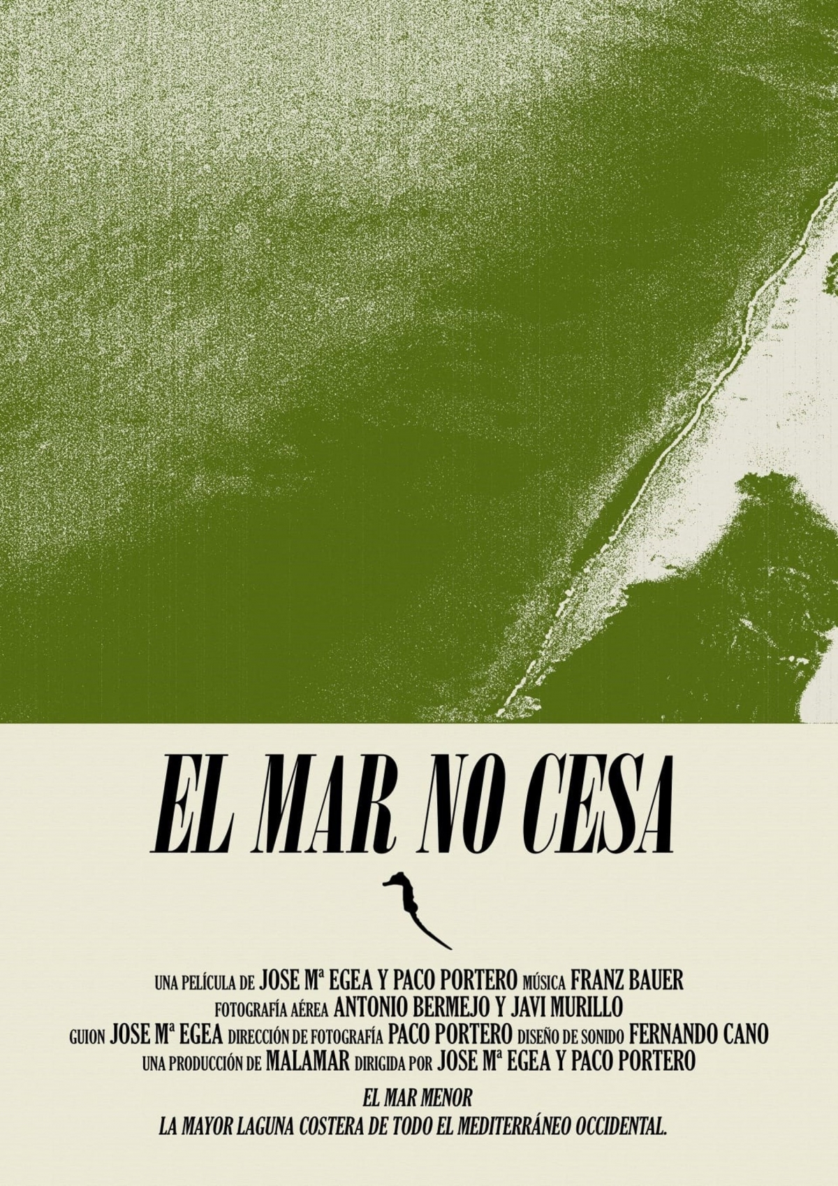 Cartel del documental El mar no cesa - Cartel del documental El mar no cesa