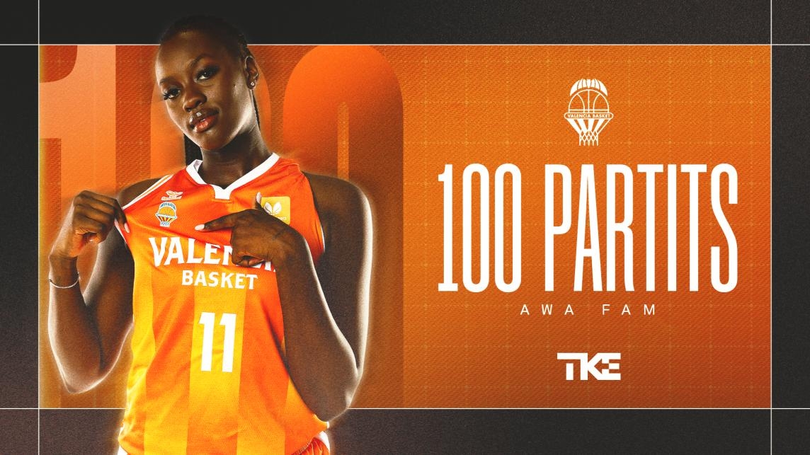 Awa Fam alcanza los 100 partidos con el Valencia Basket