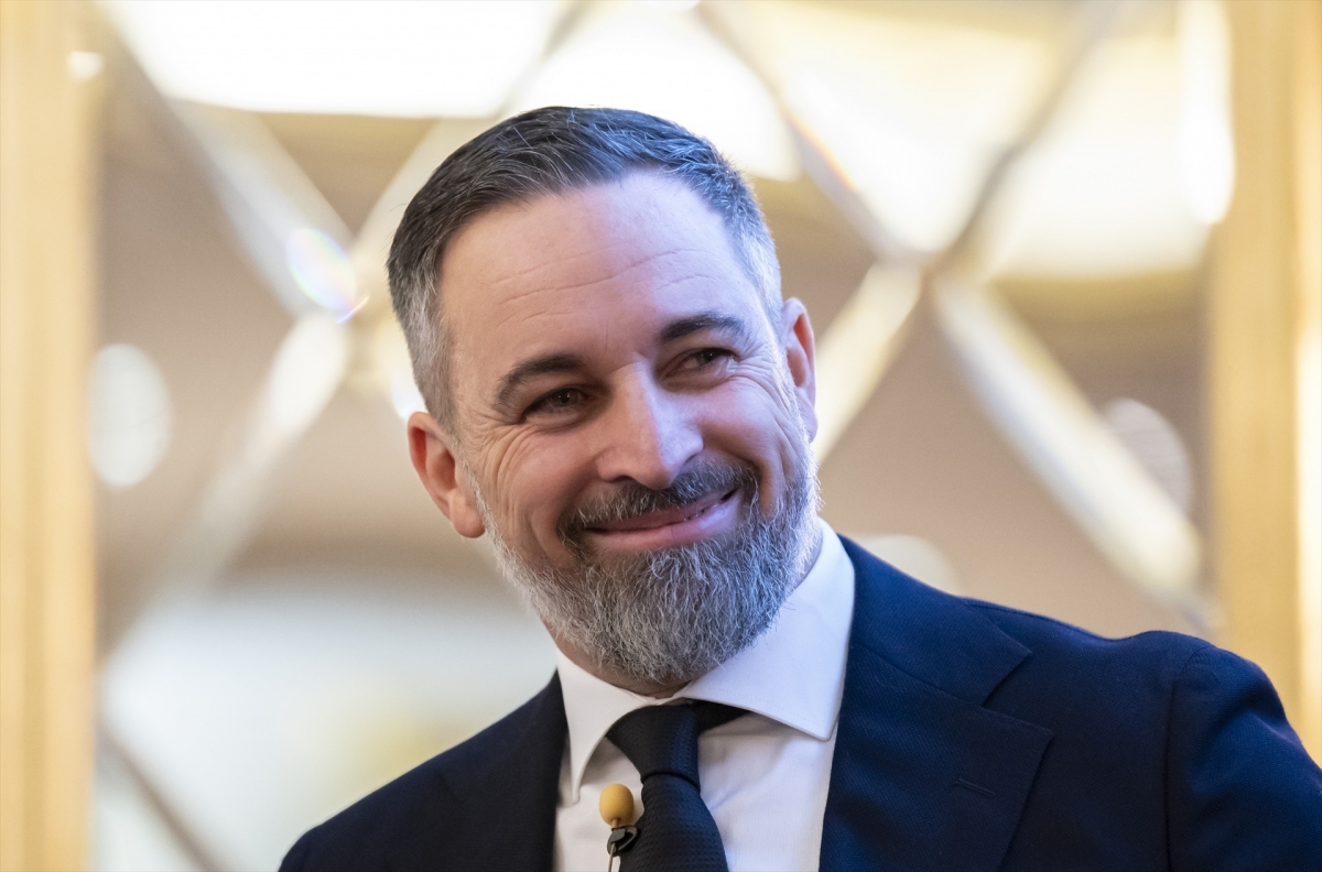 El presidente de Vox, Santiago Abascal.