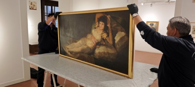 'La Maja' de Ramón Gaya vuelve a su museo en Murcia tras exponerse en Bruselas
