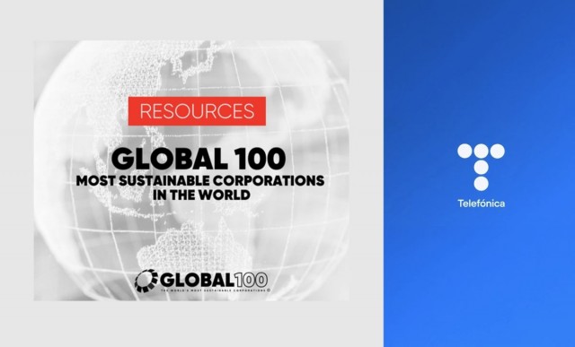 Telefónica entra en el 'Global 100' de las empresas más sostenibles del mundo