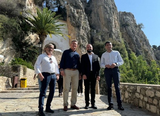 La Generalitat desbloquea el proyecto de restauración de la carretera CV-755 en Guadalest 