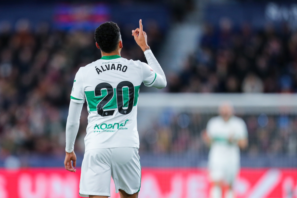 Álvaro Rodríguez celebra su gol - Foto: EP Álvaro Rodríguez celebra su gol