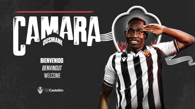 Oficial: el internacional guineano Ousmane Camara refuerza el ataque del Castellón