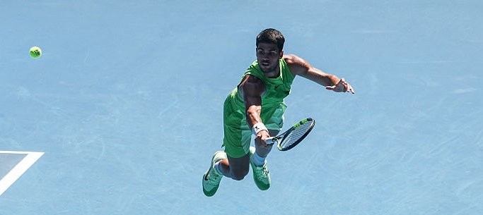 Un Alcaraz muy conectado ya está en los cuartos de Australia ganando a Paul