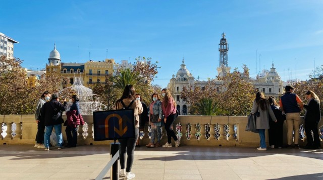El balcón del Ayuntamiento de València recibe más de 211.600 visitas durante 2025