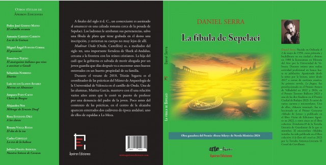 La obra ‘La fíbula de Sepelaci', ambientada en Onda, logra el X Premio de Rrose Sélavy de Novela Histórica 2024
