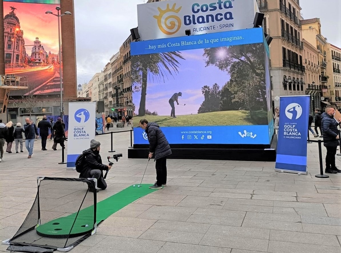El acto promocional desarrollado por la ACGCBCV en Madrid.