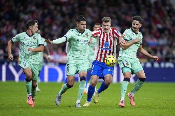 El Levante ganó seis veces en casa en dieciséis visitas del Atlético; la última en 2016