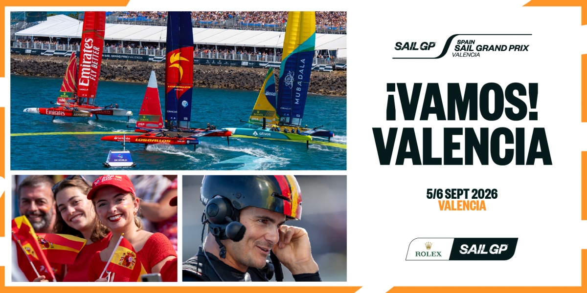 València sustituye a Cádiz y acogerá hasta 2028 el Gran Premio de España de SailGP