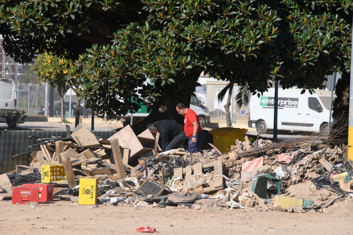 Imagen de archivo de Alfafar tras la Dana del 29 de octubre de 2024. 