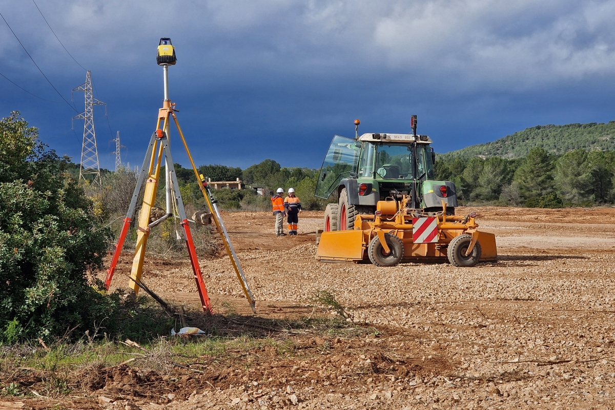 Los trabajos ya son visibles sobre el terreno. - Foto: ANTONIO PRADAS Los trabajos ya son visibles sobre el terreno.