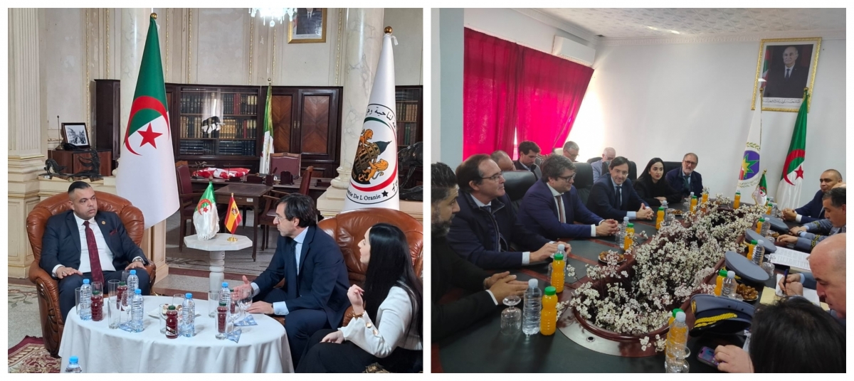 La cita con el presidente de la Cámara de Orán y la reunión con responsables de aduanas. - La cita con el presidente de la Cámara de Orán y la reunión con responsables de aduanas.
