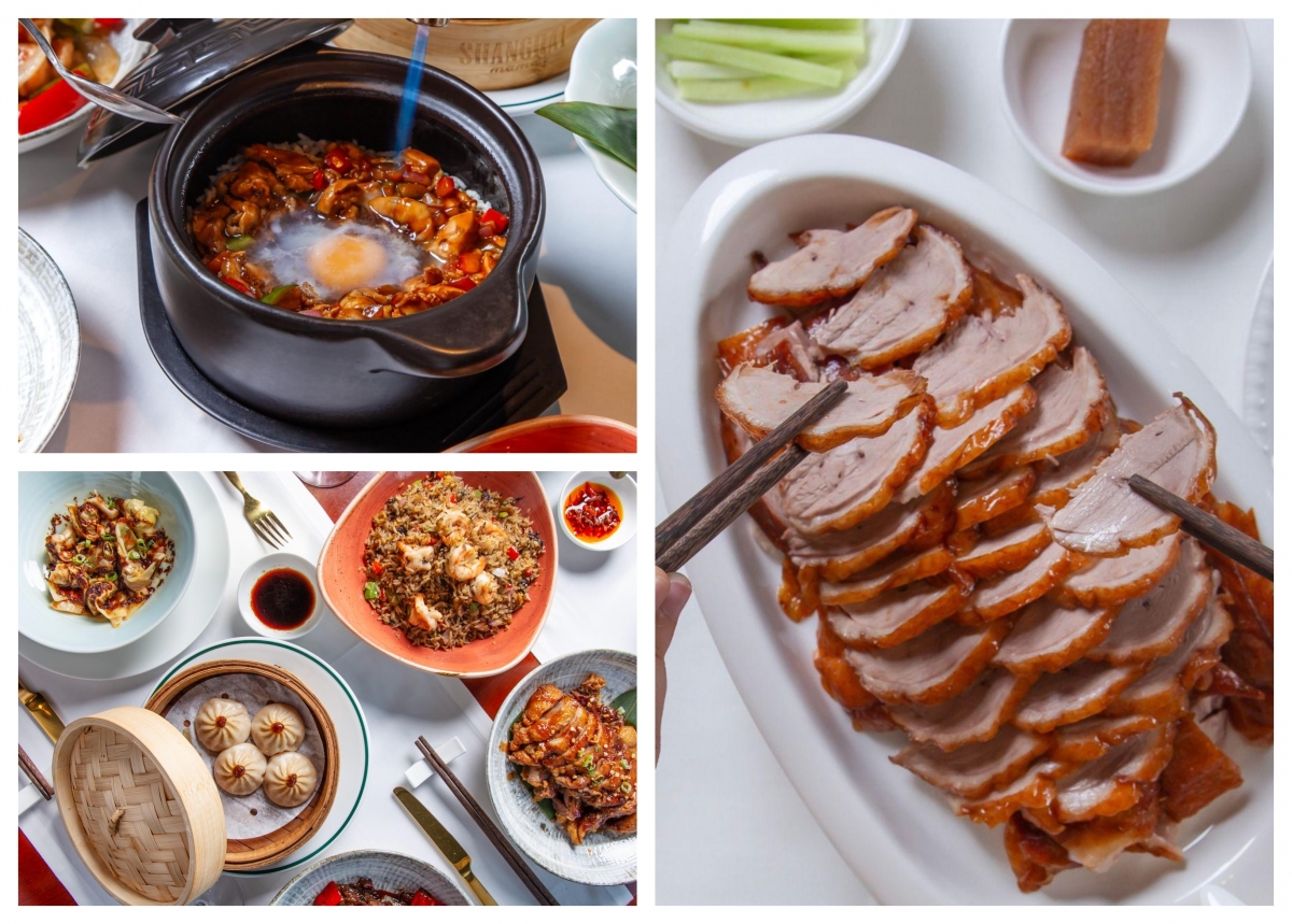 Muestras de los platos que figurarán en la carta de Maison Li.