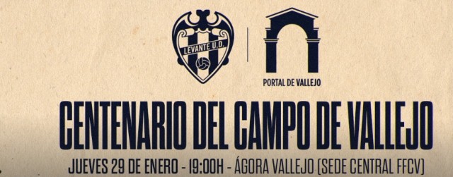 El Levante celebra el centenario del estadio Vallejo en su histórico emplazamiento