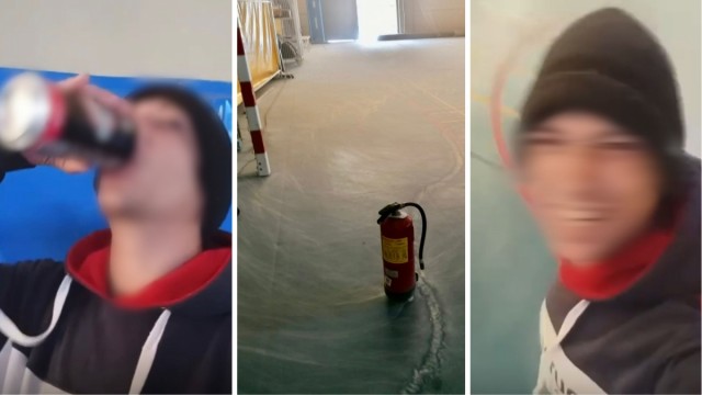Causa daños en el polideportivo de El Campello, se burla de la policía y lo cuelga en redes sociales