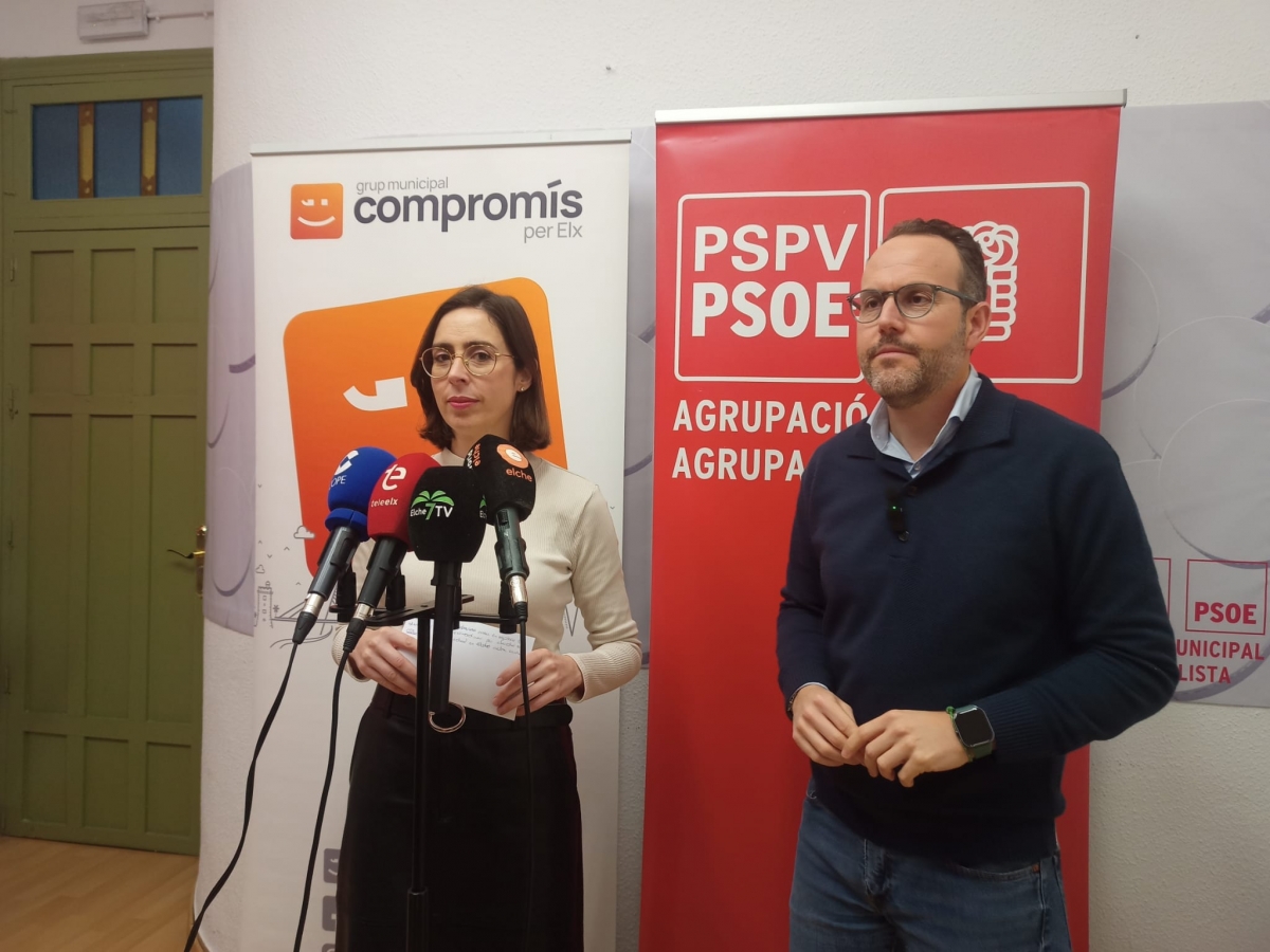 PSOE y Compromís convocan un pleno extraordinario de Elche ante 
