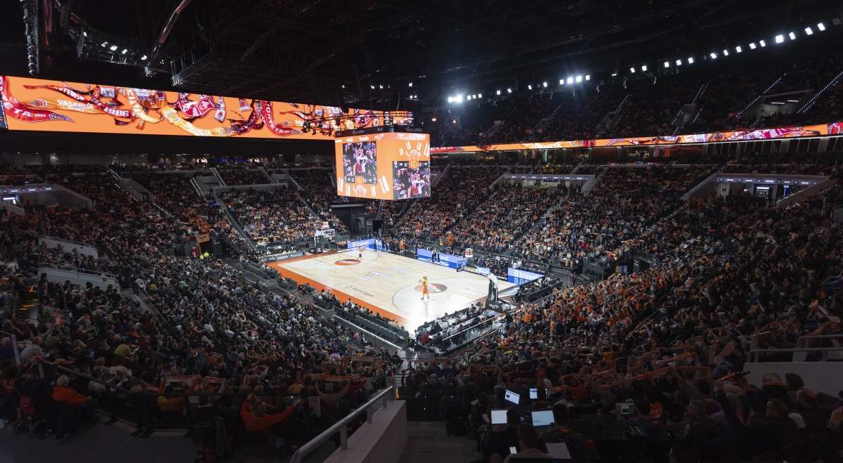 El Valencia Basket–Maccabi se jugará con público en el Roig Arena