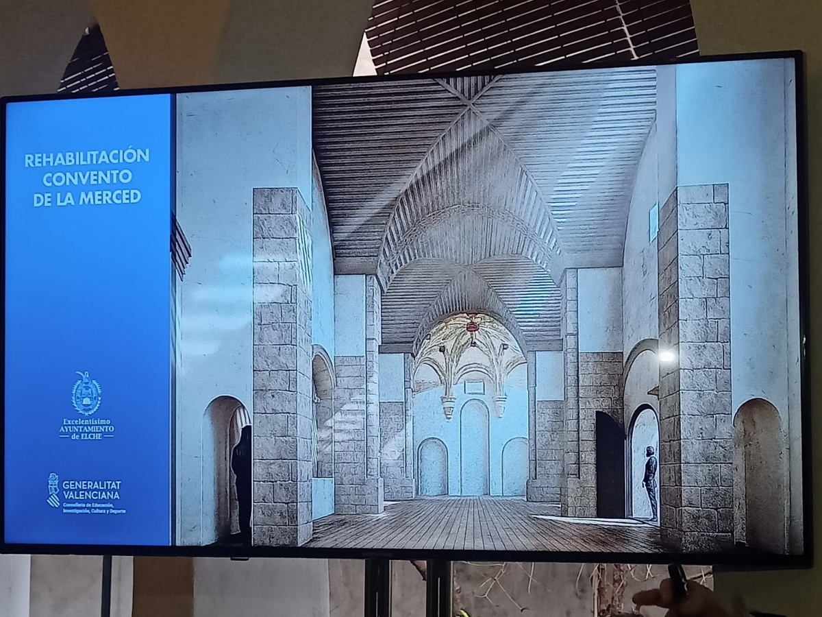 Así será la rehabilitación de Clarisas en Elche, aunque sin calendario: 5 salas de exposición, biblioteca y cafetería