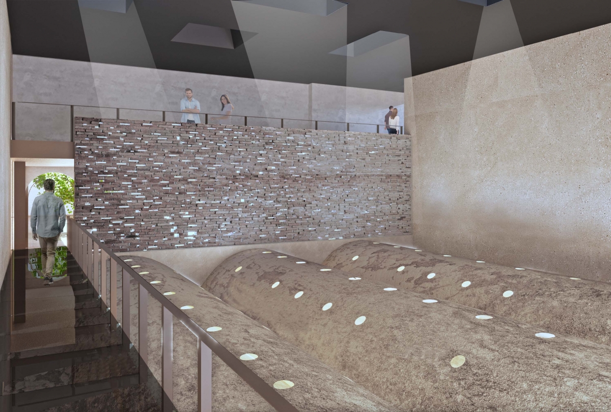 Los Baños Árabes se podrán contemplar desde otra sala superior - Los Baños Árabes se podrán contemplar desde otra sala superior