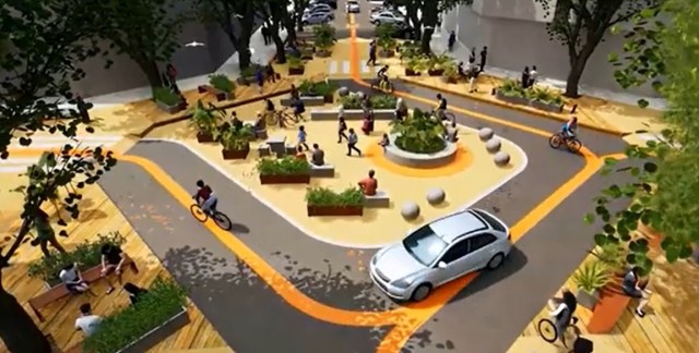 Cartagena reordena el tráfico del Ensanche con supermanzanas y más espacio público