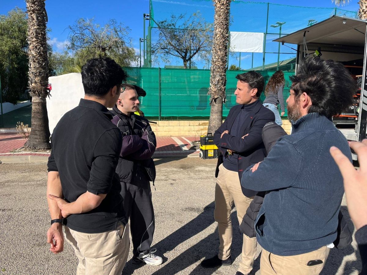 El rodaje de la película de Javier Pereira 'El Desvío' hace una parada en Molina de Segura