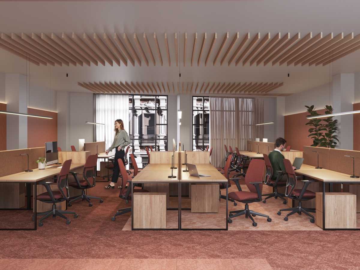 Wayco Pizarro: el nuevo edificio de oficinas privadas que llega al centro de Valencia