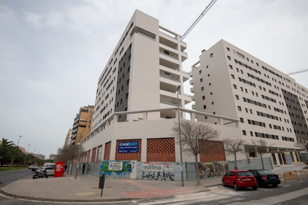 La promoción de VPO de Playa de San Juan, objeto de la polémica.