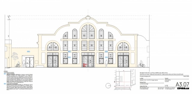El Verger inicia les obres de rehabilitació de la Fàbrica de Sabó i l’adequació del seu entorn urbà 