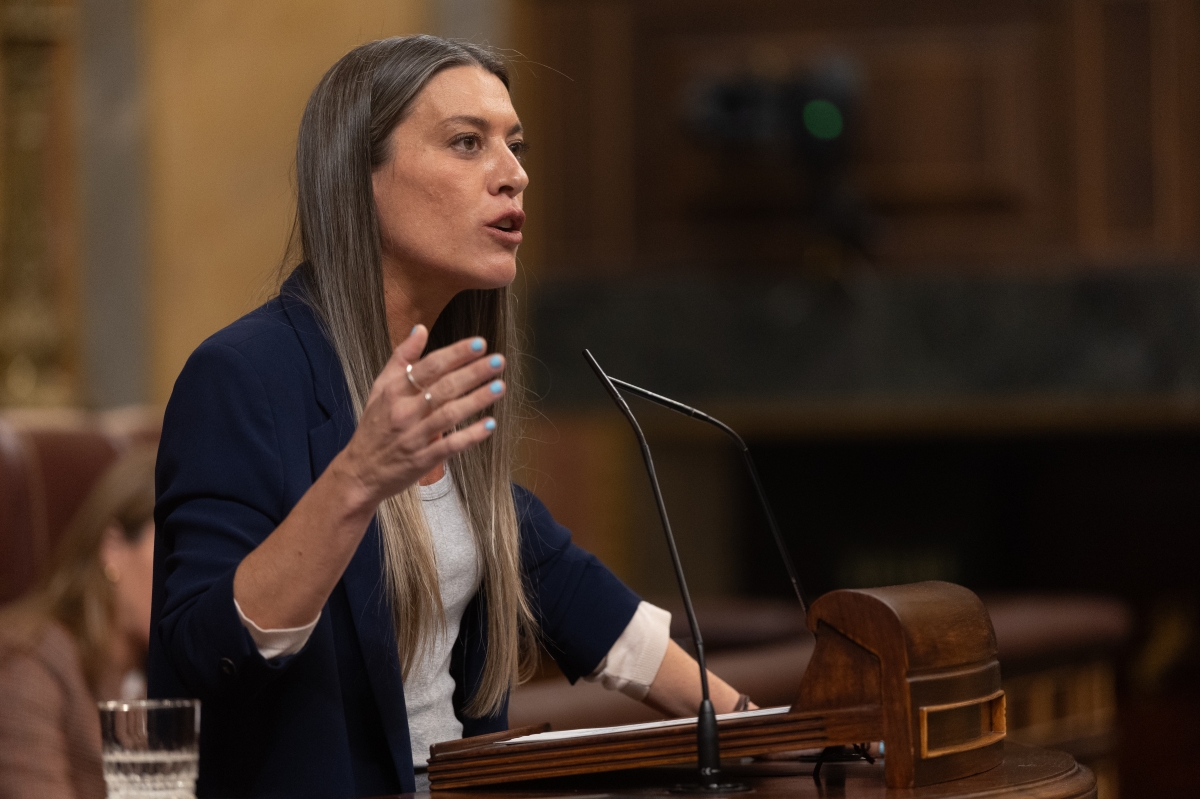 La portavoz de Junts en el Congreso, Miriam Nogueras, este martes en el pleno. - Foto: EDUARDO PARRA/EP La portavoz de Junts en el Congreso, Miriam Nogueras, este martes en el pleno.