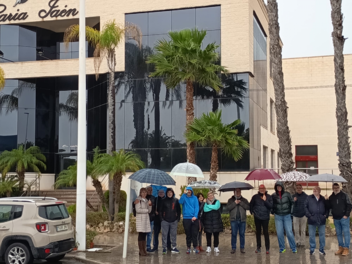 La plantilla despedida de Calzados María Jaén mantiene las protestas y prepara ampliar acciones judiciales