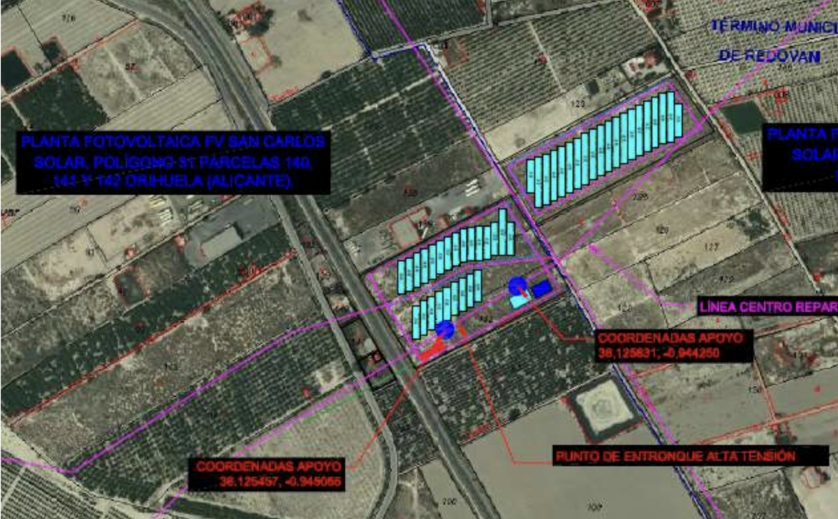 La Generalitat autoriza una planta solar de 2 MW y 1,45 millones en Orihuela y Redován