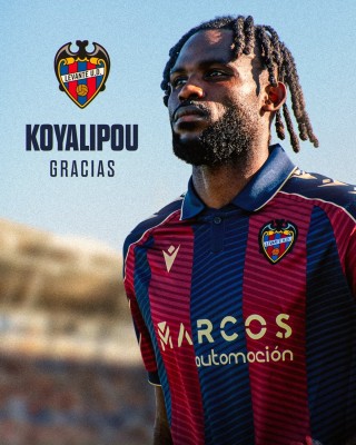 El Levante corta la cesión de Koyalipou y el delantero regresa a Francia
