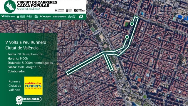 Las carreras populares regresan a la ciudad el 8 de septiembre con la 5ª Volta a Peu Runners Ciutat de València
