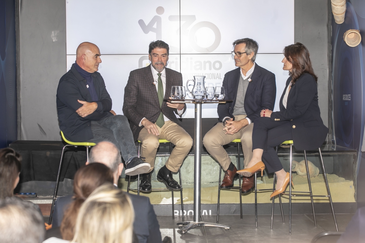 La presentación de la media maratón.