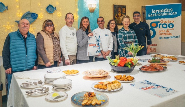 Castelló y GastroGrao dan inicio las XV Jornadas Gastronómicas de la Galera en diez restaurantes del Grau