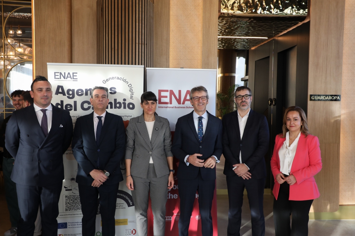 Acto de clausura del Programa Agentes del Cambio de ENAE. - Foto: ENAE Acto de clausura del Programa Agentes del Cambio de ENAE.