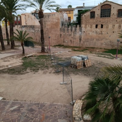 Comencen les obres de la muralla d'Alzira, Bé d’Interés Cultural, amb un cost de 2,7 milions euros