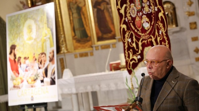 'Cenáculo Californio', obra de Julián Contreras, la imagen elegida para anunciar la Semana Santa de Cartagena 2026